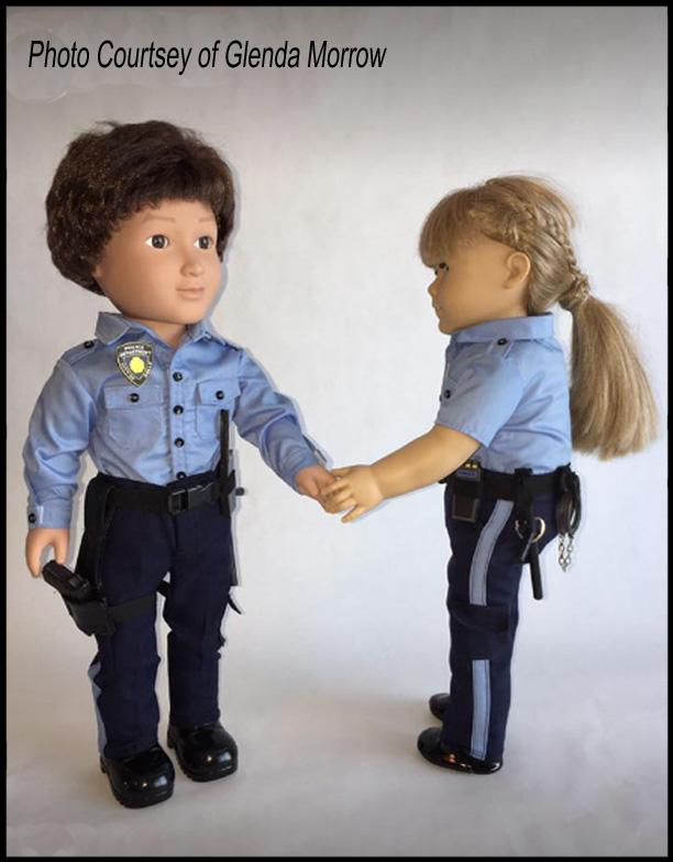 Koski Kreations 18 Inch Modern Law Enforcement Uniform 18" Doll Clothes Pattern Pixie Faire