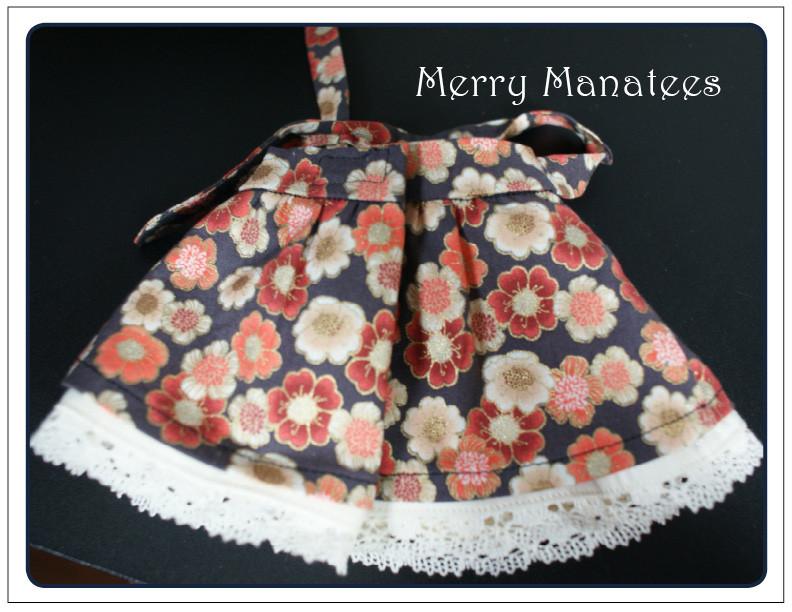 Merry Manatees Kidz n Cats Life's a Beach Skirt Pattern for Kidz N Cats Dolls Pixie Faire
