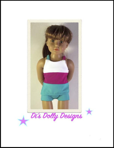Di's Dolly Designs Kidz n Cats Seashore Swimsuit for Kidz N Cats Dolls Pixie Faire