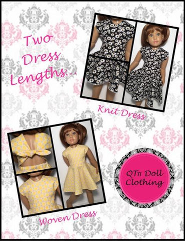 QTπ Doll Clothing Kidz n Cats Tie Back Romper and Dress for Kidz N Cats Dolls Pixie Faire