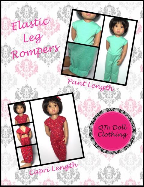 QTπ Doll Clothing Kidz n Cats Tie Back Romper and Dress for Kidz N Cats Dolls Pixie Faire