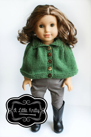 A Little Knitty Knitting Kristin Cape Knitting Pattern Pixie Faire