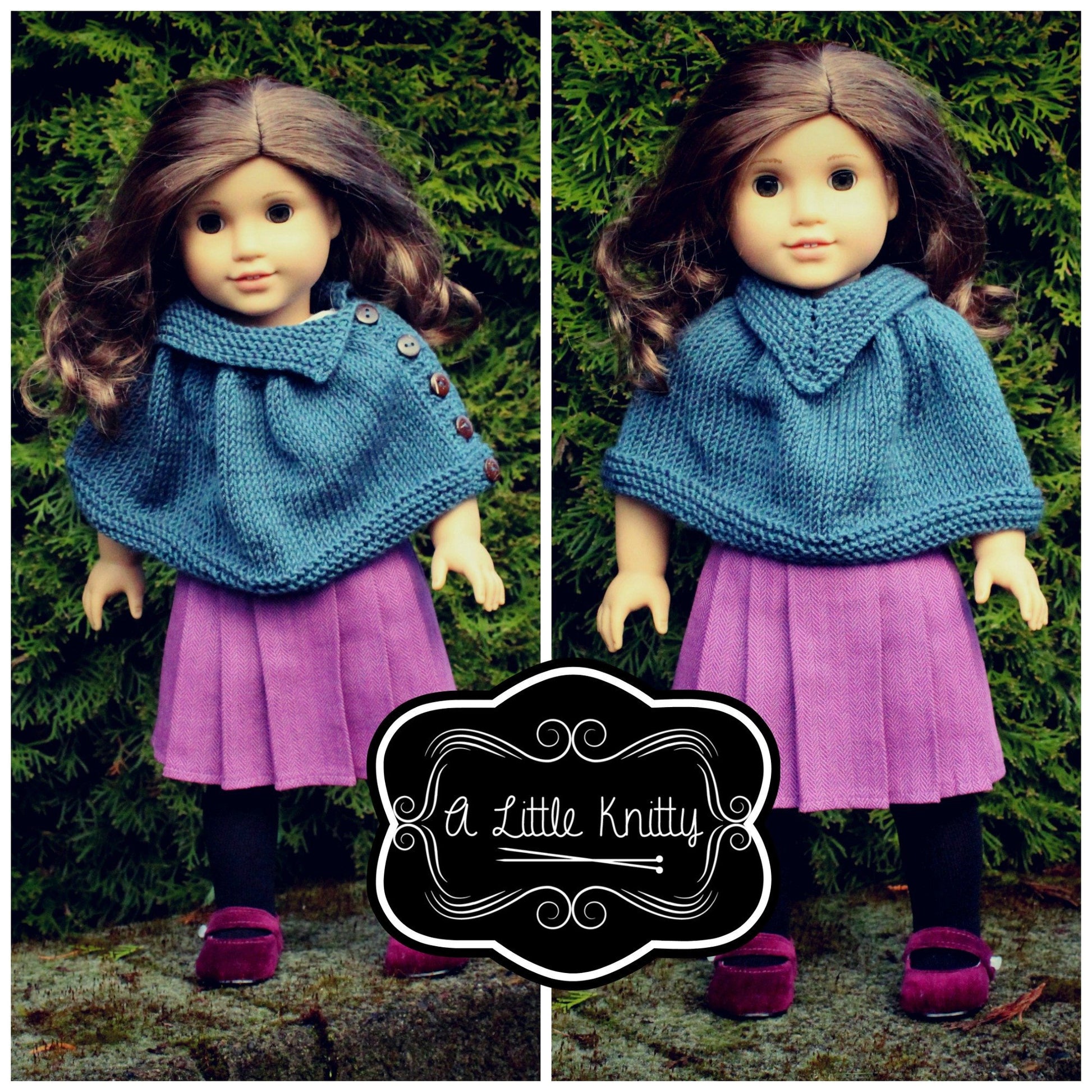 A Little Knitty Knitting Kristin Cape Knitting Pattern Pixie Faire