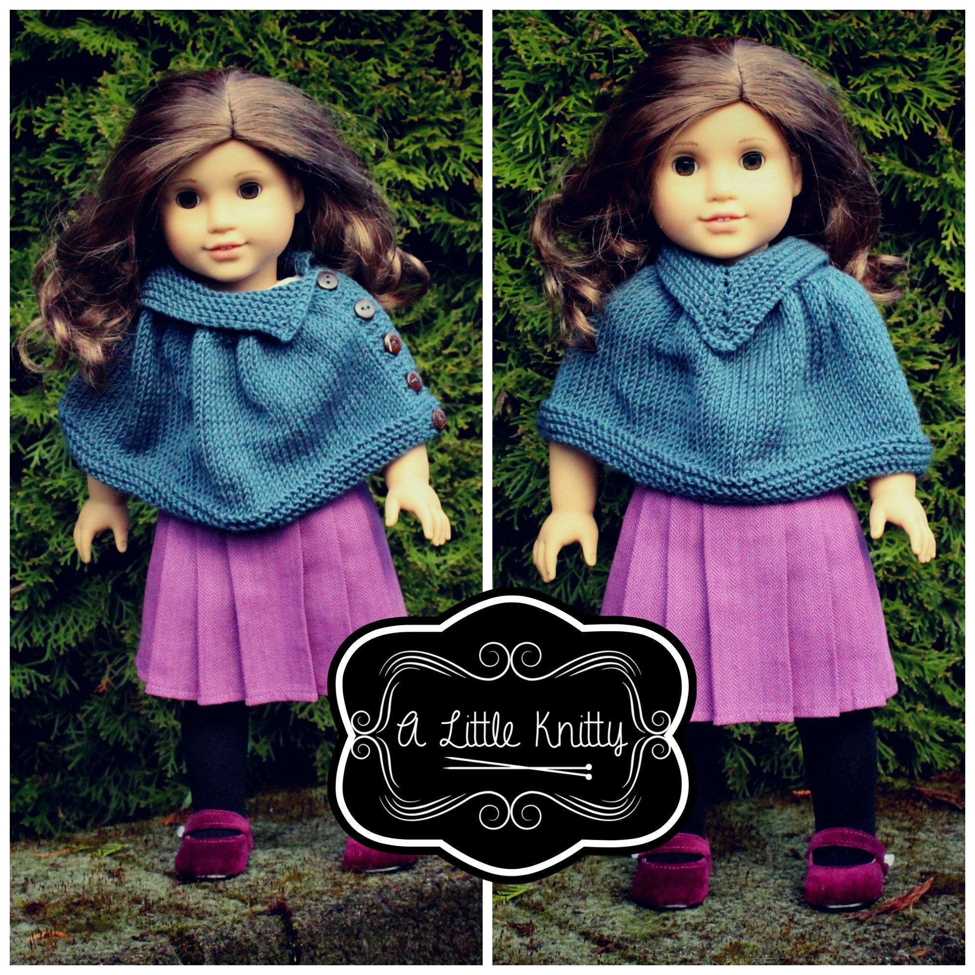 A Little Knitty Knitting Kristin Cape Knitting Pattern Pixie Faire