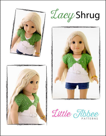 Little Abbee Crochet Lacy Shrug Crochet Pattern Pixie Faire