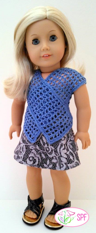 Sweet Pea Fashions Crochet Lattice Crossover Vest Crochet Pattern Pixie Faire