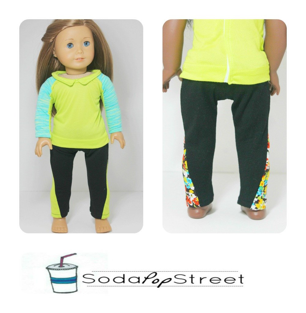 Soda Pop Street 18 Inch Modern The Lola Leggings 18" Doll Clothes Pixie Faire