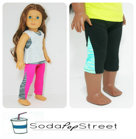 Soda Pop Street 18 Inch Modern The Lola Leggings 18" Doll Clothes Pixie Faire