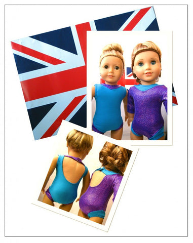 Stacy and Stella 18 Inch Modern Gymnastic Leotard 18" Doll Clothes Pattern Pixie Faire