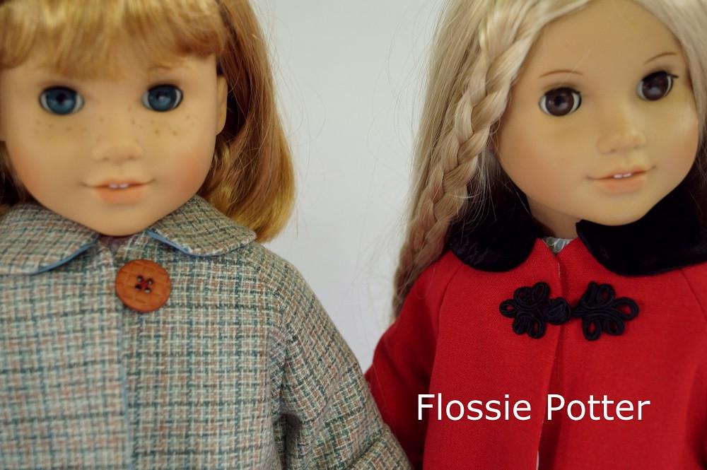 Flossie Potter 18 Inch Historical Little '50s Swing Coat 18" Doll Clothes Pixie Faire