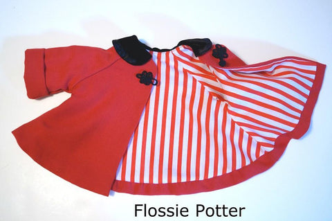 Flossie Potter 18 Inch Historical Little '50s Swing Coat 18" Doll Clothes Pixie Faire