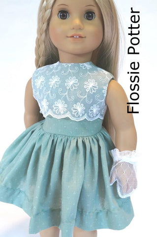 Flossie Potter 18 Inch Historical Little '50s Dress 18" Doll Clothes Pixie Faire