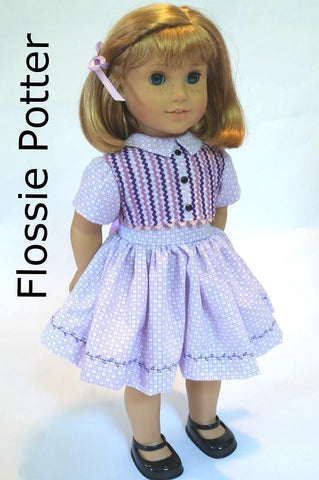 Flossie Potter 18 Inch Historical Little '50s Dress 18" Doll Clothes Pixie Faire