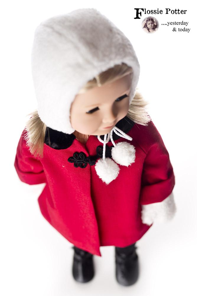 Flossie Potter 18 Inch Historical Little '50s Swing Coat 18" Doll Clothes Pixie Faire