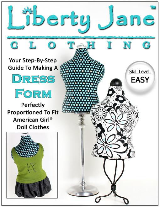Dress Form for 18 inch Doll Clothes Pattern PDF Download