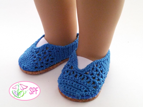 Sweet Pea Fashions Crochet Lola Crocheted Oxfords and Slip-ons Crochet Pattern Pixie Faire