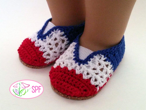 Sweet Pea Fashions Crochet Lola Crocheted Oxfords and Slip-ons Crochet Pattern Pixie Faire