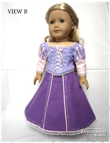 Fashioned by Rebecca 18 Inch Modern Regal Maiden 18" Doll Clothes Pixie Faire