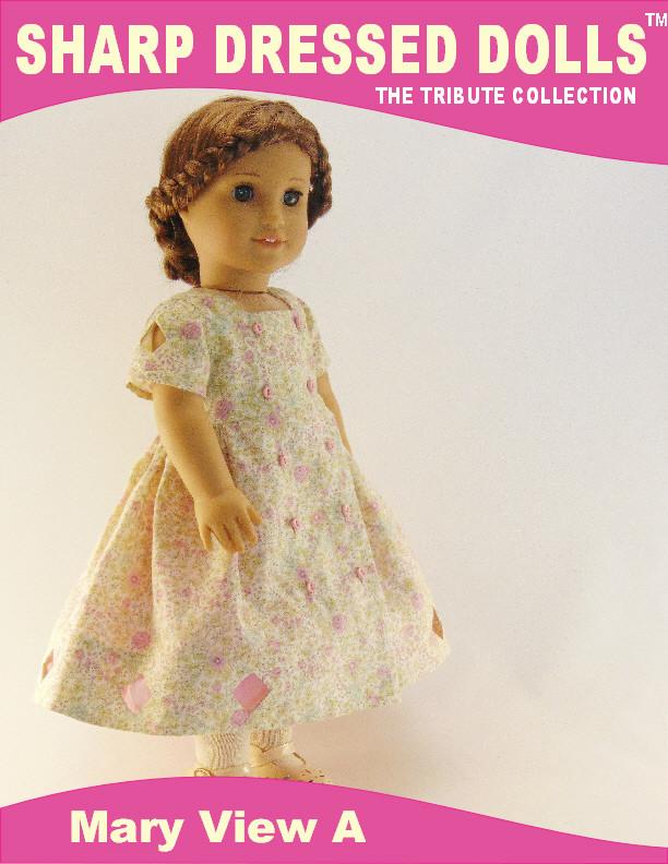Sharp Dressed Dolls 18 Inch Modern The Mary Dress 18" Doll Clothes Pixie Faire