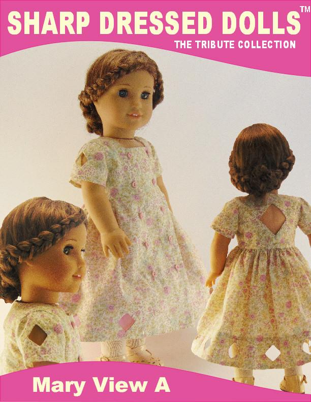 Sharp Dressed Dolls 18 Inch Modern The Mary Dress 18" Doll Clothes Pixie Faire