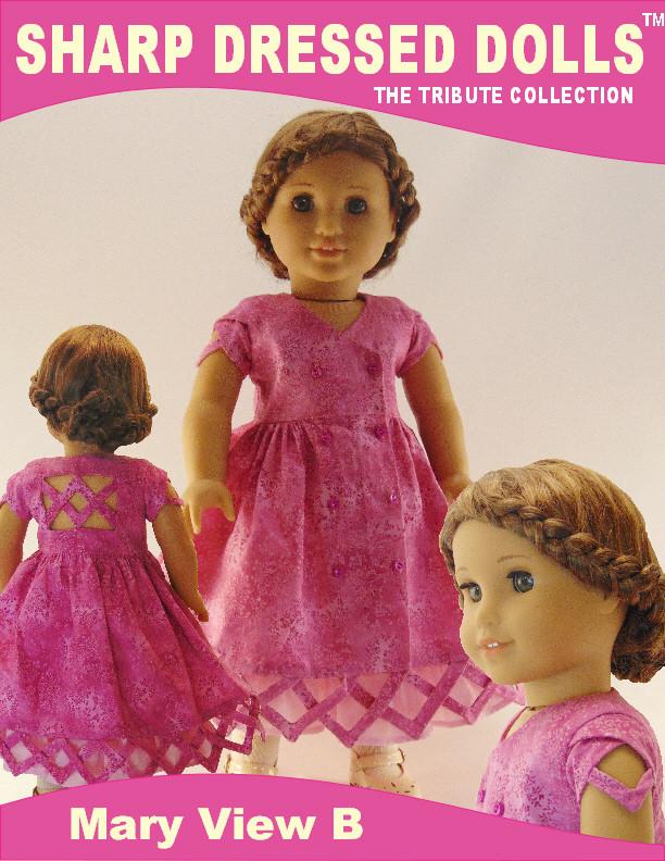 Sharp Dressed Dolls 18 Inch Modern The Mary Dress 18" Doll Clothes Pixie Faire