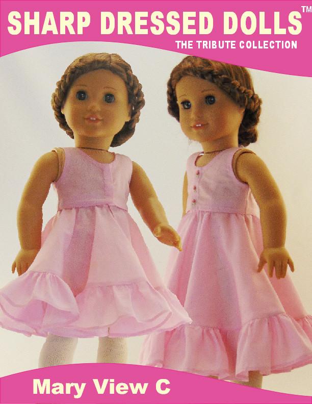 Sharp Dressed Dolls 18 Inch Modern The Mary Dress 18" Doll Clothes Pixie Faire