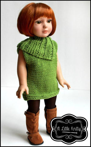 A Little Knitty Knitting Matilda Tunic & Cowl Knitting Pattern Pixie Faire