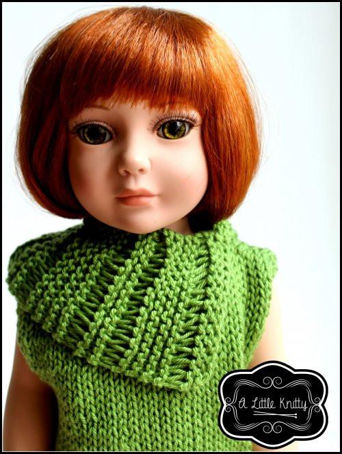 A Little Knitty Knitting Matilda Tunic & Cowl Knitting Pattern Pixie Faire