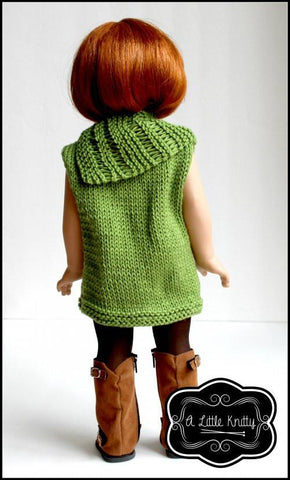 A Little Knitty Knitting Matilda Tunic & Cowl Knitting Pattern Pixie Faire