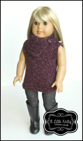 A Little Knitty Knitting Matilda Tunic & Cowl Knitting Pattern Pixie Faire