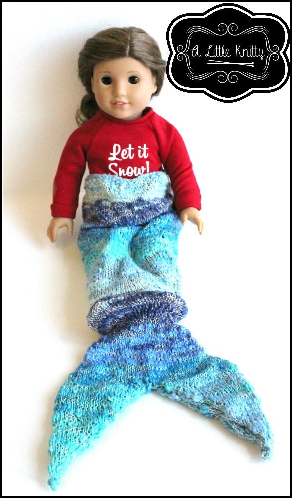 A Little Knitty Knitting Mermaid Tail Blanket Knitting Pattern Pixie Faire