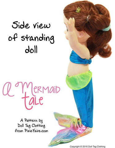 Doll Tag Clothing Disney Doll A Mermaid Tale for Disney Animator Dolls Pixie Faire