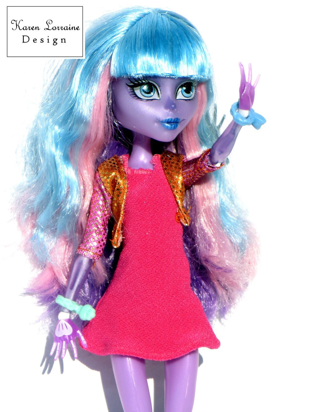 Karen Lorraine Design Monster High The Versatility Package Pattern for Monster High Dolls Pixie Faire