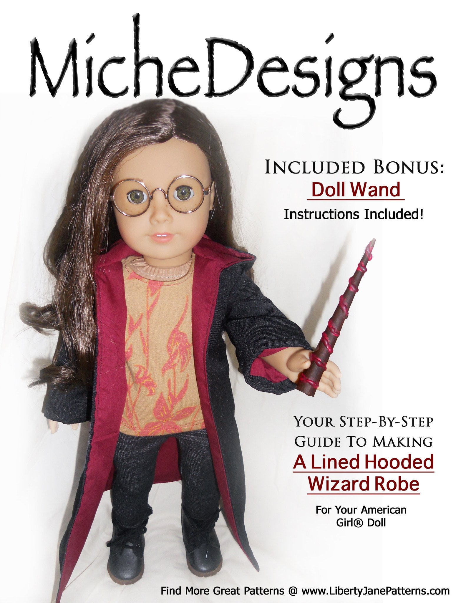 Miche Designs 18 Inch Modern Wizard Robe 18" Doll Clothes Pixie Faire