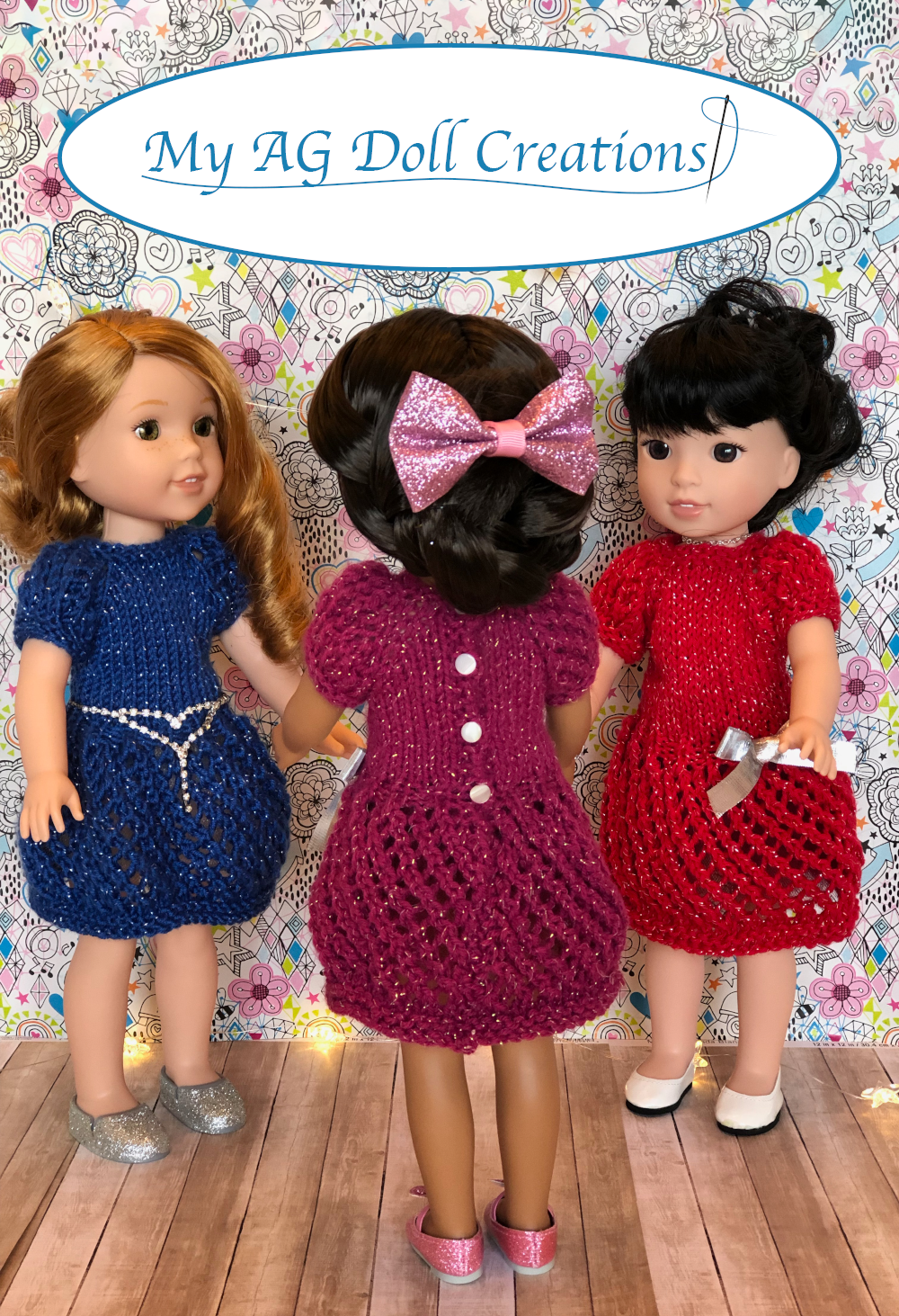 14 Welie Wisher®, Glitter Girls Size PDF Sewing Dress Pattern