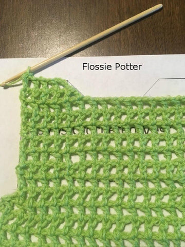 Flossie Potter Crochet 1970s Winging-It Crocheted Vest 18” Doll Crochet Pattern Pixie Faire