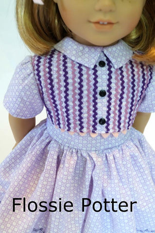 Flossie Potter 18 Inch Historical Little '50s Dress 18" Doll Clothes Pixie Faire