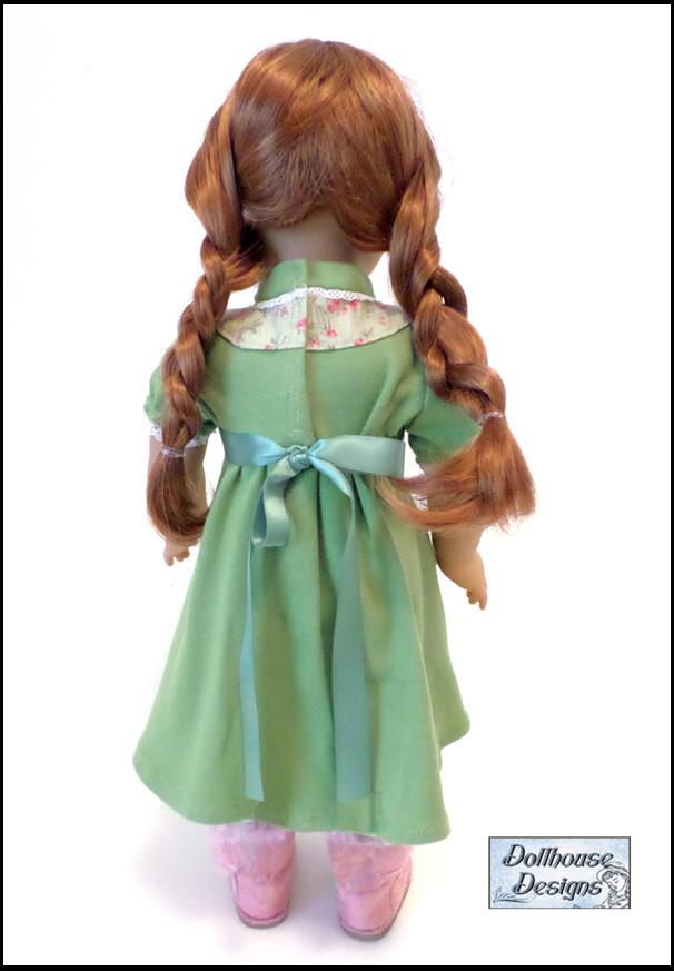 Dollhouse Designs 18 Inch Modern Winter Princess Nightgown 18" Doll Clothes Pattern Pixie Faire