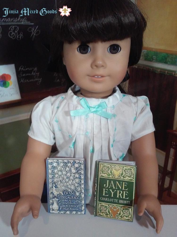 Jinjia Mixed Goods 18 Inch Modern Jane Eyre and Pride and Prejudice Printable Books 14-18" Doll Accessories Pixie Faire