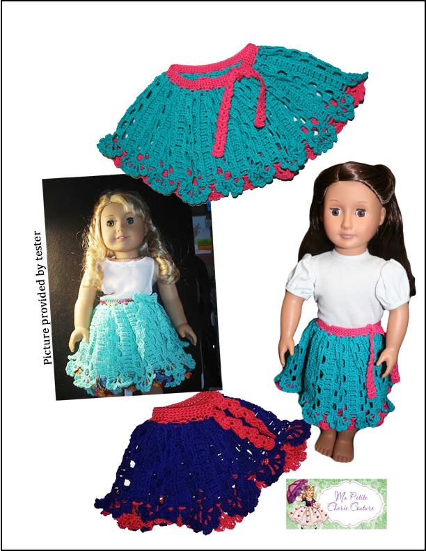 Mon Petite Cherie Couture Crochet Petra Skirt Crochet Pattern Pixie Faire