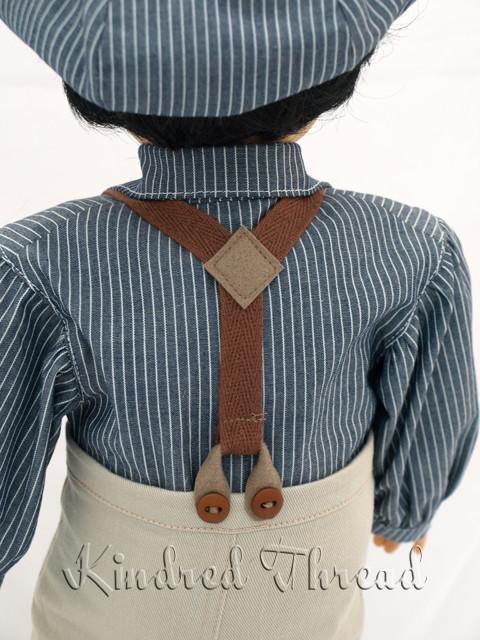Kindred Thread 18 Inch Boy Doll Pioneer Boy 18" Doll Clothes Pixie Faire