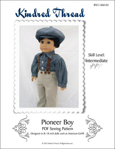 Kindred Thread 18 Inch Boy Doll Pioneer Boy 18" Doll Clothes Pixie Faire