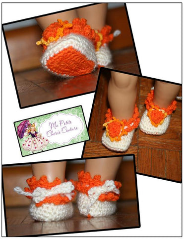Mon Petite Cherie Couture Crochet Posie Toe Slippers Crochet Pattern Pixie Faire