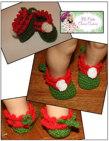 Mon Petite Cherie Couture Crochet Posie Toe Slippers Crochet Pattern Pixie Faire