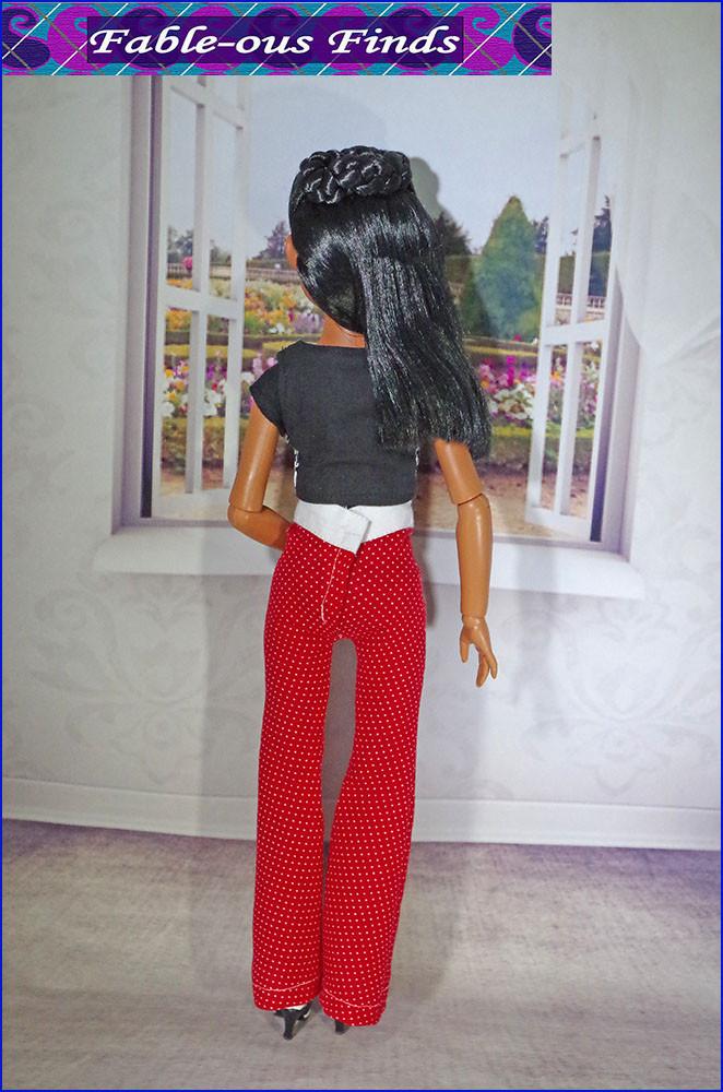 Fable-ous Finds Ellowyne Piper's Perfect Day Bodysuit, Vest, Scarf, and Suspender Pants Pattern for Ellowyne Dolls Pixie Faire