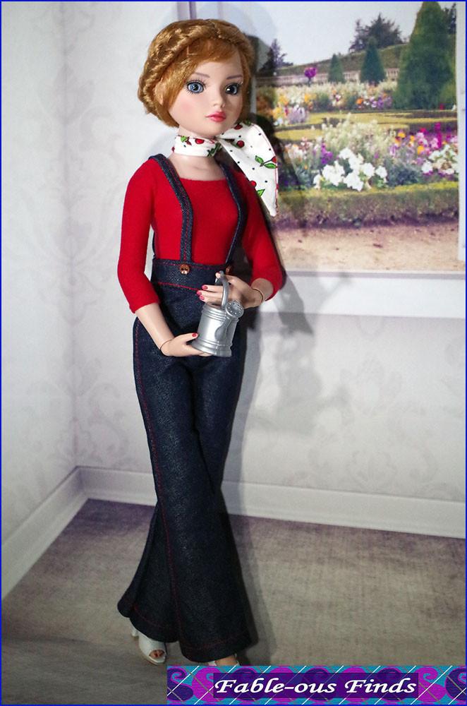 Fable-ous Finds Ellowyne Piper's Perfect Day Bodysuit, Vest, Scarf, and Suspender Pants Pattern for Ellowyne Dolls Pixie Faire