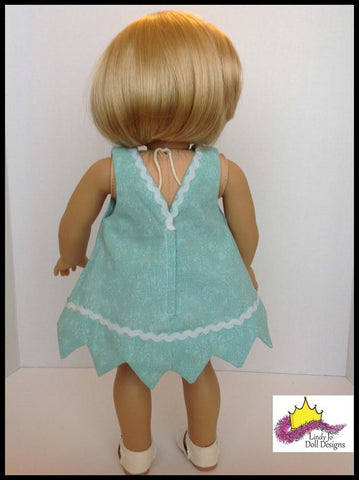 Lindy Jo Doll Designs 18 Inch Modern Pretty Point Dress 18" Doll Clothes Pattern Pixie Faire