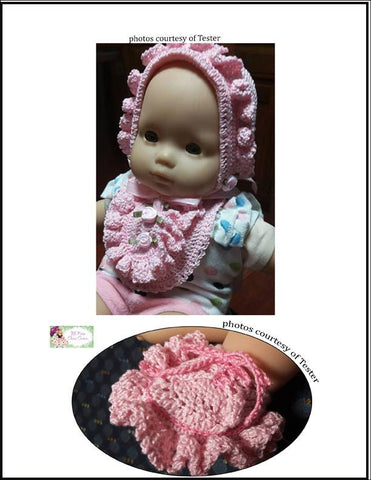 Mon Petite Cherie Couture Bitty Baby/Twin Pretty Frillies Crochet Pattern Pixie Faire