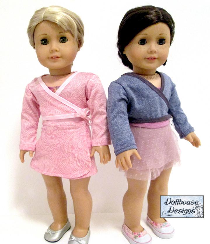 Dollhouse Designs 18 Inch Modern Prima Dancewear 18" Doll Clothes Pattern Pixie Faire