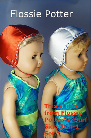 Flossie Potter 18 Inch Historical Retro Swim Cap 18" Doll Clothes Pixie Faire